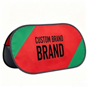 Soporte de Bandera Metálico Plegable Portátil para Exteriores con Logotipo Personalizado, Asta de Aluminio, Banderas de Poliéster Impresas por Transferencia de Calor Horizontales - Product Image 3