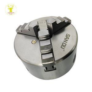 Thép carbon cao Mini khoan chuck máy tiện công cụ 3 hàm Hướng dẫn sử dụng mềm tự định tâm 2 gắn thanh hàm thép carbon cao - Product Image 2