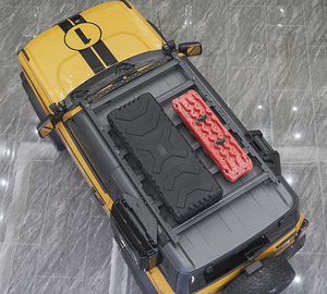 แร็คหลังคาอลูมิเนียมอัลลอยด์สำหรับรถออฟโรด <span class=keywords><strong>4x4</strong></span> รุ่นใหม่ ไม่มีไฟ สำหรับรถมัสแตง แมค-อี ปี 2021-2023 รับประกัน 1 ปี - Product Image 3