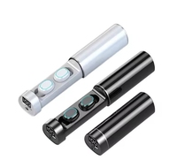 Écouteurs de jeu sans fil N21 TWS, écouteurs Bluetooth intra-auriculaires avec contrôle tactile, affichage numérique de la batterie et lampe de poche