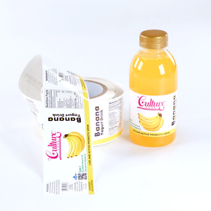 Pegatinas adhesivas impresas personalizadas de alta calidad, etiquetas brillantes para bebidas, Material PP autoadhesivo - Product Image 5
