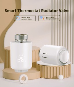 Vanne thermostatique de radiateur Wi-Fi TRVZB, contrôle intelligent de la température, OLED, pour maison, hôtel, <span class=keywords><strong>Alexa</strong></span>, Google, Android, batterie - Product Image 2