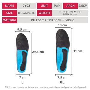 Semelles orthopédiques confortables 2024 pour fasciite plantaire, soutien de la voûte plantaire, inserts amortissants, soulagement des pieds plats, soutien tout au long de la journée - Product Image 3