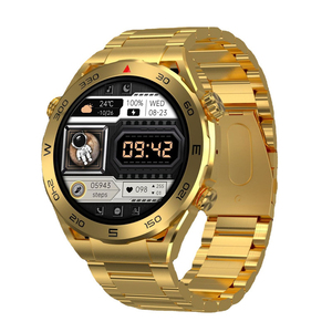 Reloj Inteligente SK4 de Fábrica, Pantalla Redonda de 1.45 Pulgadas, Llamadas Bluetooth, Acero Inoxidable Dorado, NFC, Control por Voz, Video Corto, Control de Aire - Product Image 3