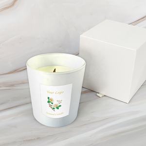 クリスマスの宗教活動ハロウィーンのためのカスタムロゴ手作り香りキャンドル黒メガネ - Product Image 4