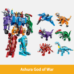 Biến Hình Xây Dựng Khố<span class=keywords><strong>i</strong></span> Câu Đố Lắp Ráp Robot Mecha Khủng Long Vua <span class=keywords><strong>Kon</strong></span> 40 Mảnh Xây Dựng Đồ Chơ<span class=keywords><strong>i</strong></span> Cho Bé Trai - Product Image 3