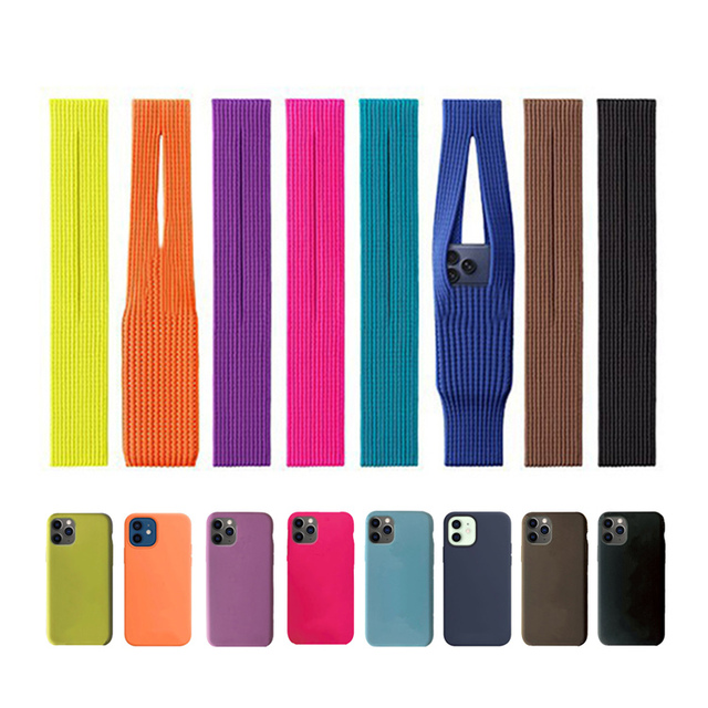 KNIT Universal Small Pockets 80cm Handmade Eco-Friendly Portable iPhone 40cm Lady Fashion Knitted Mobile Phone Bag Customized