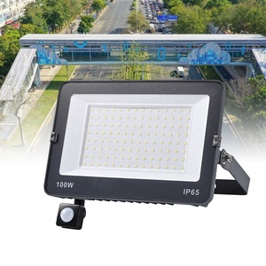 Super helle IP65 wasserdichte 100-Watt-Infrarotsensor-LED-Flutlichter für den gewerblichen und privaten Hausgarten - Product Image 1