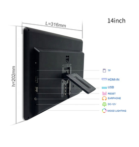 14-inch IPS Android xe tựa đầu màn hình phía sau ghế cài đặt ánh sáng tâm trạng 4G RAM OEM - Product Image 2