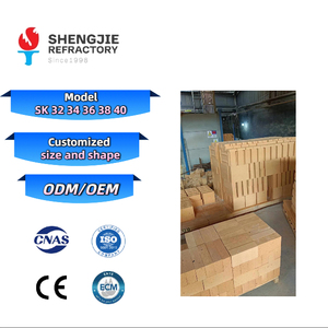 Bester Preis Aluminium oxid Al2O3 Scham ott Isolier stein SK32 34 36 Feuer <span class=keywords><strong>best</strong></span>ändiges industrielles Ofens ch weißen Feuerfestes Material - Product Image 1