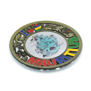 Assiette de récompense personnalisée, Paris, singapour, corée, floride, Maldives, Vietnam, dubaï, Mini plateau en métal, assiettes de souvenirs touristiques - Product Image 2