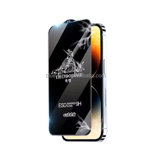 Película protectora de teléfono galvanizada, Protector de pantalla Antiestático de vidrio templado antihuellas dactilares para <span class=keywords><strong>Motorola</strong></span> - Product Image 1