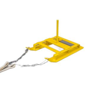 Traîneau de fitness réglable pour entraînement intensif, à charges de disques, avec ceinture lombaire et dispositifs de sécurité, pour entraînements avancés - Product Image 3
