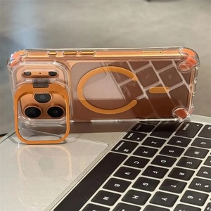 Fundas Transparentes Premium Altamente Protectoras para iPhone 17/17 Pro/17 Pro Max, Cubierta Magnética en las Esquinas, para iPhone 17 con Funda Plegable para la Cámara - Product Image 3