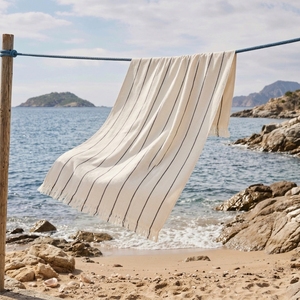 Fornitori Designati UE/<span class=keywords><strong>ME</strong></span> per Gruppi Principali: Asciugamano da Spiaggia in Morbido Cotone 100% <span class=keywords><strong>di</strong></span> Qualità Ottimale - Stile Lusso-Semplice per una Vita Elegante - Product Image 1