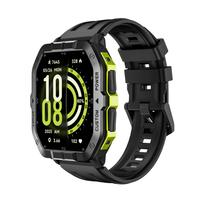 C32 Pro Smartwatch mit GPS-Navigation, Herzfrequenzmesser, Aktivitätstracker, Silikonarmband, magnetischer Ladefunktion und Wecker