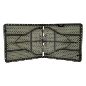 Mesa de comedor de plástico para exteriores <span class=keywords><strong>Rectangular</strong></span> portátil de 5 pies, fácil de llevar para jardín, Patio, <span class=keywords><strong>piscina</strong></span>, fiesta de boda, eventos de Camping - Product Image 5