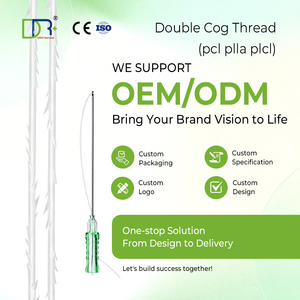 Hilos Tensores Faciales Z Double Cog Thread PCL PLLA 6D, Hilos PDO PLLA, Entrenamiento, Fabricación OEM ODM, Venta al por Mayor, CE ISO - Product Image 1