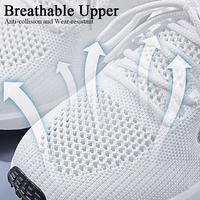 Zapatos Deportivos Casuales para Mujer, Transpirables, de Malla, Ligeros, Versátiles, para Verano