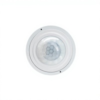 Détecteur de mouvement corporel PIR Geagood AC220V 5000W à montage au plafond, réglable, IP21, pour usage intérieur, interrupteur pour éclairage LED