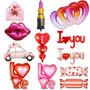 ลูกโป่งฟอยล์<span class=keywords><strong>รูป</strong></span>หัวใจสำหรับงานแต่งงาน - Product Image 1