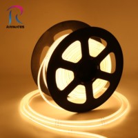 Estándar americano alto voltaje 110V/120V color blanco tira COB 420LEDs/M 50 m/rollo ETL,TUV,CE, certificado RoHS tira de luz COB