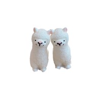 Bestseller transfrontalier : Jouet anti-stress Alpaca Squishy (en caoutchouc) – Douceur à récupération lente, à assortir, gadget ultime pour vaincre le stress