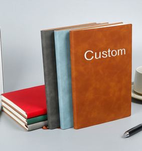 Wholesale Notebook Custom Logo Diary Printing Brand <b>Note</b> <b>Book</b> PU Cover Notebook A5 Logo Leather Journal Notebook for School - Product Image 1