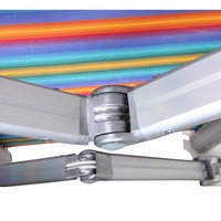 Auvent de fenêtre en aluminium extensible à charnière murale motorisée à tarif compétitif auvent rétractable extérieur extensible