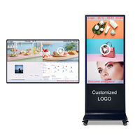 Pantalla LCD Digital Inteligente Comercial para Montaje en Pared o de Pie, con Gráficos, Certificación CE, RoHS, FCC, para Comercios, Centros Comerciales y Metro