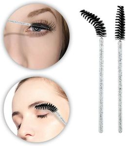 Dreamy Crystal Eyelash Brush Disposable Lilac Spoolie Wands for Eyelash Extension Aftercare Professional <strong>Lash</strong> Shop Bulk - Product Image 6