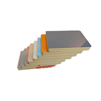 Panneau en mousse WPC à 3 couches co-extrudées, écologique, imperméable, brillant, 17 mm, 18 mm, avec service de découpe