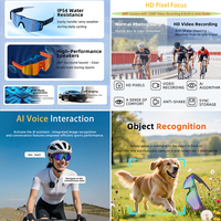 Gafas Inteligentes con Traducción por IA NICOLE ANNA V06, 3200W Foto, 1200P 30fps, IPX5, Wi-Fi, Reducción de Ruido ENC, Compatible con OEM, CE FCC, 4GB