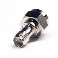 Adaptador de Conector Coaxial RF de 75 ohmios, SMA-F, Macho SMA a Hembra Tipo F