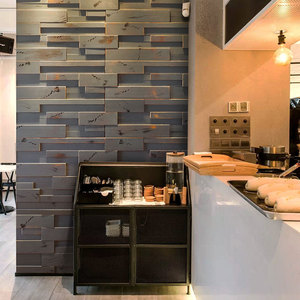 Stile retrò vecchia nave <span class=keywords><strong>legno</strong></span> <span class=keywords><strong>legno</strong></span> solido TV sfondo parete striscia decorativa per soggiorno - Product Image 5