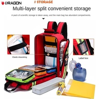 Meilleure vente de sac à dos de premiers soins d'urgence SOS en plein air de haute qualité Kit de traumatologie pour camping randonnée voyage