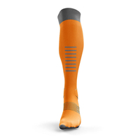 Chaussettes de sport personnalisées avec logo, pour hommes, en coton/polyester/spandex, pour la course à pied, le cyclisme, le basketball, athlétisme d'élite