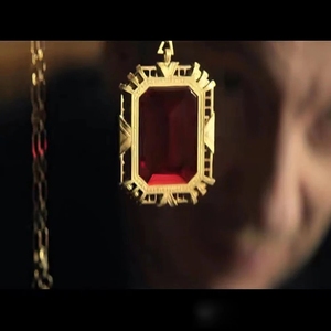 Collar de Rubí de Sandman, Cosplay del Rey de los Sueños, Morfeo, Colgante de Piedra Roja, Joyería Vintage, Accesorios de Disfraces, Regalo para Fans - Product Image 4