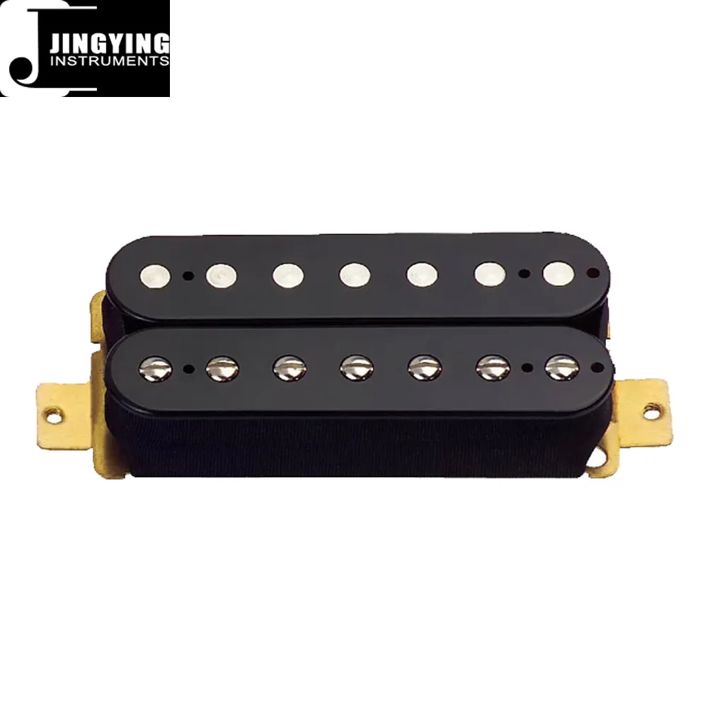 Wholesale Electric Guitar and Bass Pickups Series,7HB03 7 Adjustable 7 Fixed Pole Piece Hard Rock Style Sound Guitar Pickups