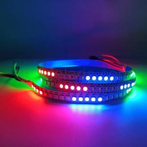Tira <span class=keywords><strong>de</strong></span> luces <span class=keywords><strong>LED</strong></span> SK6812 RGBW programable densidad personalizada DC5V 12mm IP20 <span class=keywords><strong>cinta</strong></span> <span class=keywords><strong>LED</strong></span> direccionable <span class=keywords><strong>para</strong></span> decoración <span class=keywords><strong>de</strong></span> escenario Interior automotriz - Product Image 1