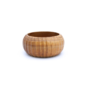 Juego de tazones de madera de suar acacia, muy vendido, ecológico, perfecto para presentar con elegancia natural de Indonesia. - Product Image 2