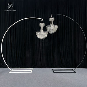 Wedding Pipe and <b>Drape</b> Adjustable Wedding Backdrop <b>Curtain</b> Stand - Product Image 1