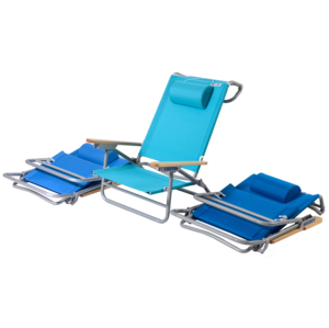 Silla de salón plegable para personas <span class=keywords><strong>altas</strong></span>, chaise, color azul, adecuado para todo tipo de clima - Product Image 1