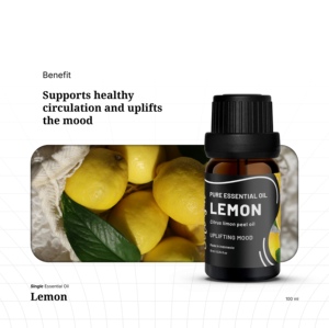 Selensia Aromatherapy Lemon Pure Essential Oil Natural Bright Citrus Scent Bulk Supply for Cleansing and Mood - Product Image 3