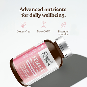 Meilleures Comprimés Multivitaminés Quotidiens <span class=keywords><strong>pour</strong></span> Femmes avec Vitamines <span class=keywords><strong>pour</strong></span> l'Immunité et l'Énergie, Sans Gluten, 60 Comprimés - Product Image 2
