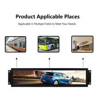 Pantalla LCD Publicitaria QDE de 16.4-47.1 Pulgadas, Formato Panorámico, para Uso en Interiores y Exteriores, en Aeropuertos y Ascensores, con Refrigeración sin Ventilador