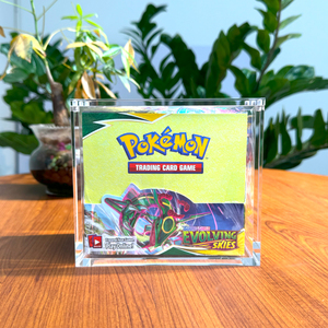Boîte de Rangement Acrylique pour Boosters TCG Anglais Anti-UV 6mm, Protection pour Boîte de Boosters <span class=keywords><strong>Pokémon</strong></span> en Acrylique - Product Image 1
