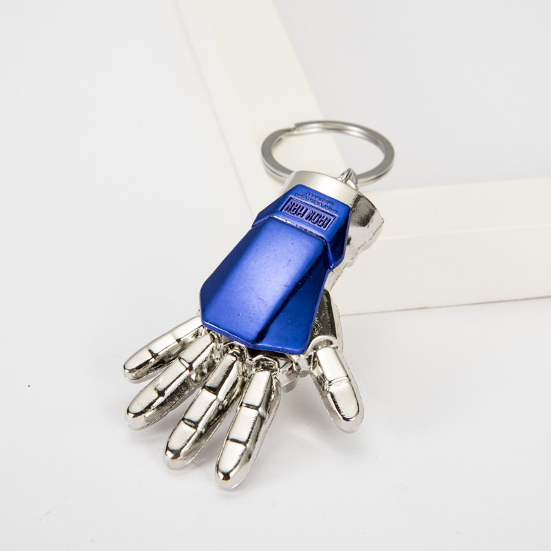Iron man's palm blue