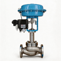 Vanne de régulation pneumatique pour huile et GPL haute pression avec régulateur auto-actif et coupe-circuit automatique en acier inoxydable