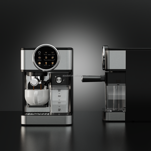 <span class=keywords><strong>Cafetera</strong></span> Eléctrica Profesional <span class=keywords><strong>Italiana</strong></span> de <span class=keywords><strong>Acero</strong></span> <span class=keywords><strong>Inoxidable</strong></span>, Máquina de Espresso y Cappuccino con Espumador de Leche y Sistema de Preparación - Product Image 6